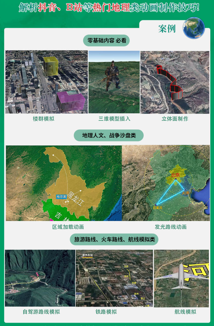 三维地图视频制作教程,抖音地理类自媒体动画,做AI地理科普视频,流量拿到手软,伙伴计划 三维地图视频制作教程,抖音地理类自媒体动画,做AI地理科普视频,流量拿到手软,伙伴计划