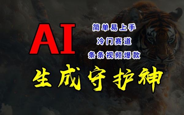 短视频冷门赛道,AI一键生成守护神,条条视频爆款,简单易上手,轻松获取睡后收入【揭秘】 短视频冷门赛道,AI一键生成守护神,条条视频爆款,简单易上手,轻松获取睡后收入【揭秘】