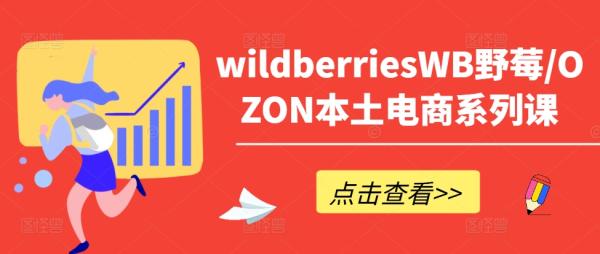 wildberriesWB野莓/OZON本土电商系列课,掌握WB产品优化,出单技巧和订单处理等 wildberriesWB野莓/OZON本土电商系列课,掌握WB产品优化,出单技巧和订单处理等