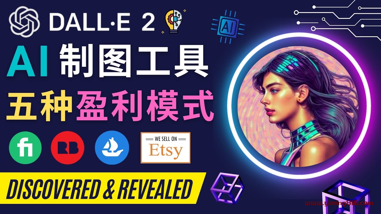 图片[1]-利用Ai绘图工具DALL E 2赚钱的5种途径 DALL E 2的注册流程和使用方法-阿灿说钱