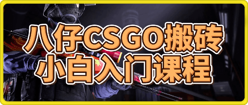 八仔CSGO搬砖小白入门课 八仔CSGO搬砖小白入门课