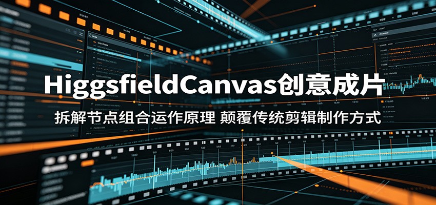HiggsfieldCanvas创意成片：拆解节点组合运作原理，颠覆传统剪辑制作方式-一鸣资源网