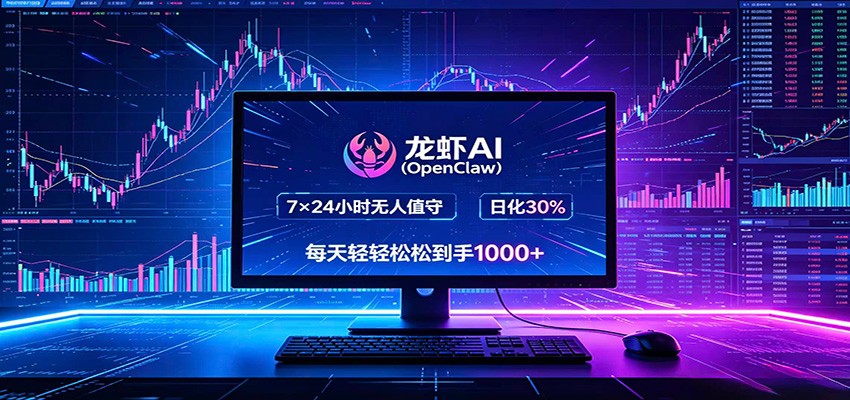 龙虾AI(OpenClaw)全自动挂机，智能操控电脑高效执行任务，每天轻松到手四位数-一鸣资源网