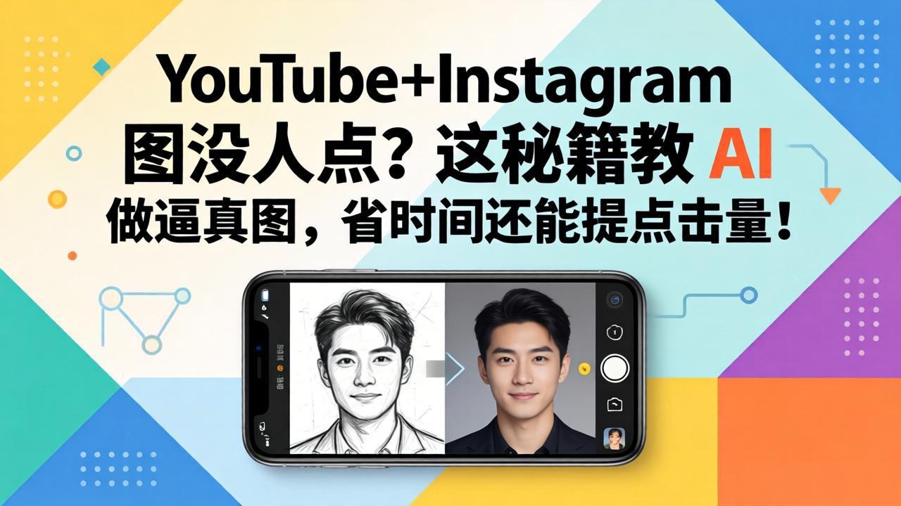 YouTube+Instagram图没人点？这秘籍教 AI 做逼真图，省时间还能提点击量-一鸣资源网