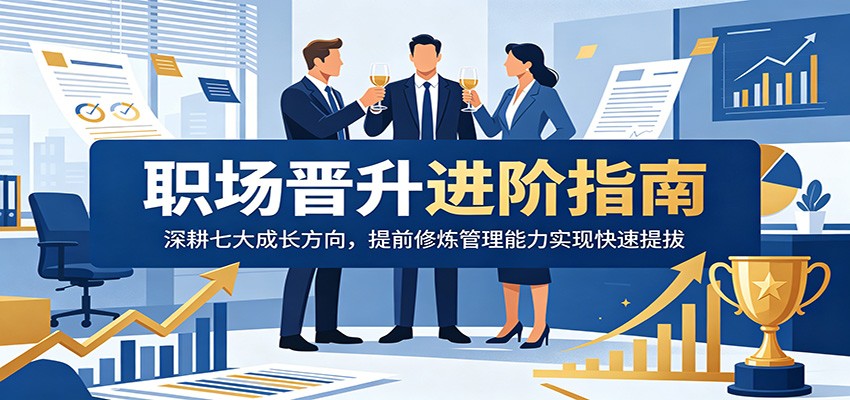 职场晋升进阶指南：深耕七大成长方向，提前修炼管理能力实现快速提拔-一鸣资源网