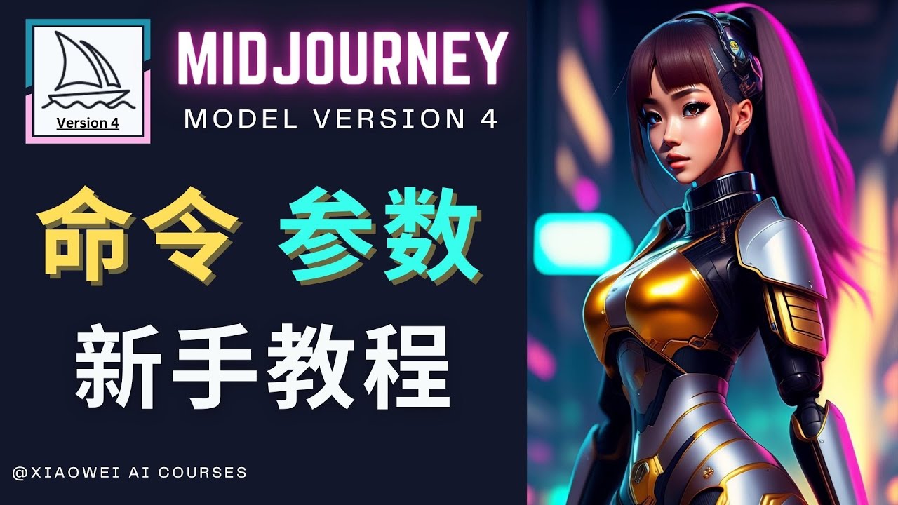 Midjourney新手入门教程,轻松创作顶级图像,命令参数-新手教程 Midjourney新手入门教程,轻松创作顶级图像,命令参数-新手教程
