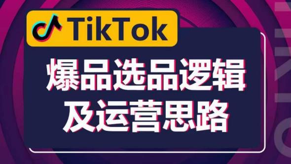 TikTok爆品选品逻辑及运营思路：解决网络环境快速入门TikTok-一鸣资源网