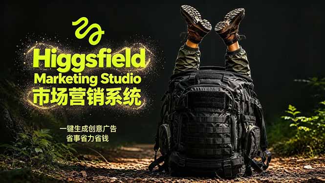 AI广告工作流实战：从脚本到画面用Higgsfield完成，商家也能做品牌视频，省万元成本！附提示词-一鸣资源网