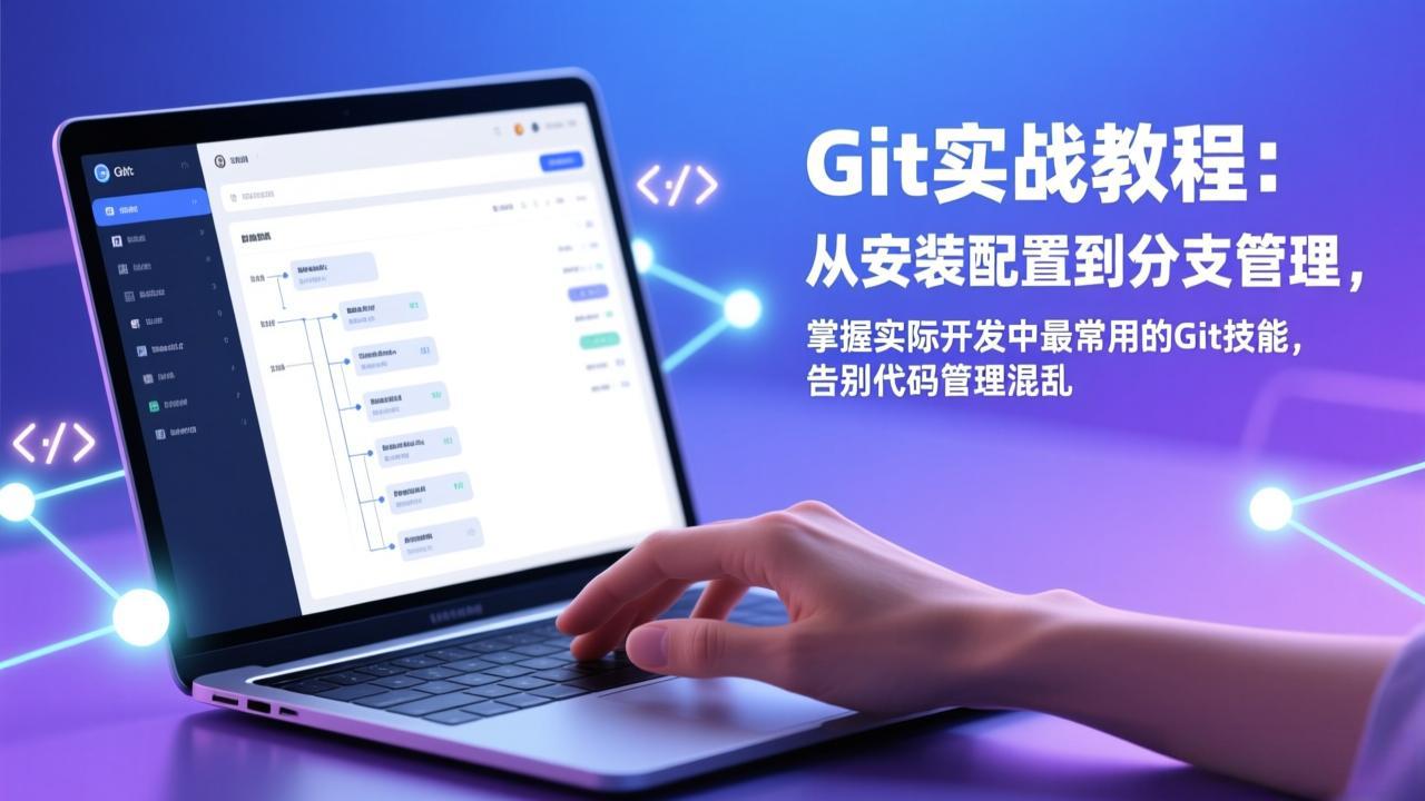 Git实战教程：从安装配置到分支管理，掌握实际开发中最常用的Git技能，告别代码管理混乱-一鸣资源网