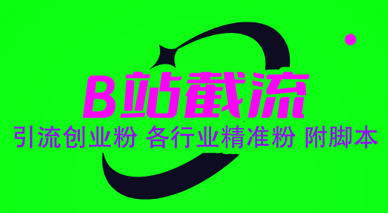 B站流量引流+创业粉爆破，教你打造多元化低成本引流-一鸣资源网