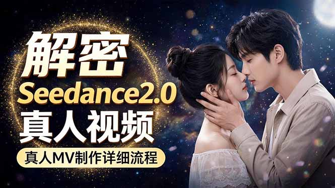 Seedance 2.0电影级真人 MV全流程拆解：提示词、运镜、粒子特效，手把手实操-一鸣资源网