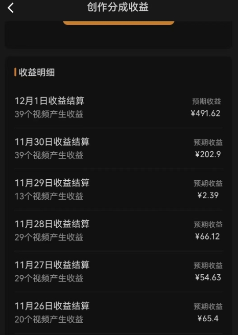 最新撸视频号作创者益收课程,测通了视频号分成计划,一天百来块