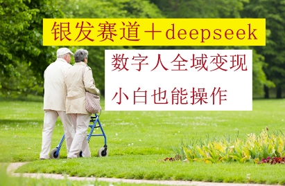 图片[1]-银发赛道+deepseek数字人全域变现，小白也能操作-一鸣资源网