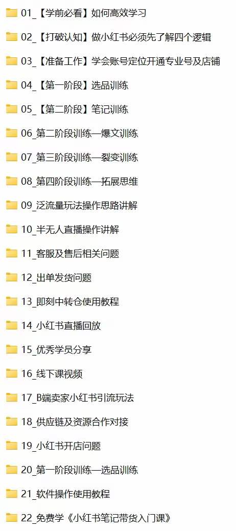 小红书-笔记带货课【6月更新】流量 电商新机会 315节正课+64节隐藏课 小红书-笔记带货课【6月更新】流量 电商新机会 315节正课+64节隐藏课