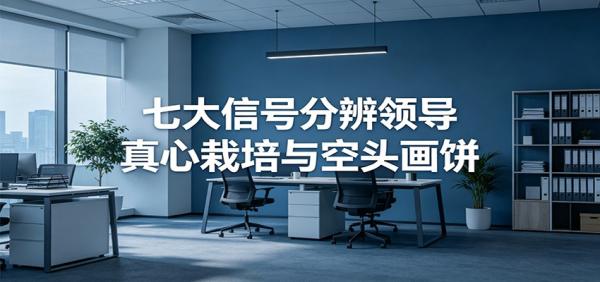 付费文章《七大信号分辨领导真心栽培与空头画饼》读懂管理背后人性逻辑-一鸣资源网