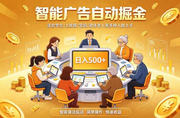 2026年最好做的项目：自动掘金项目，小白轻易上手，单日轻松收入500+【揭秘】-一鸣资源网