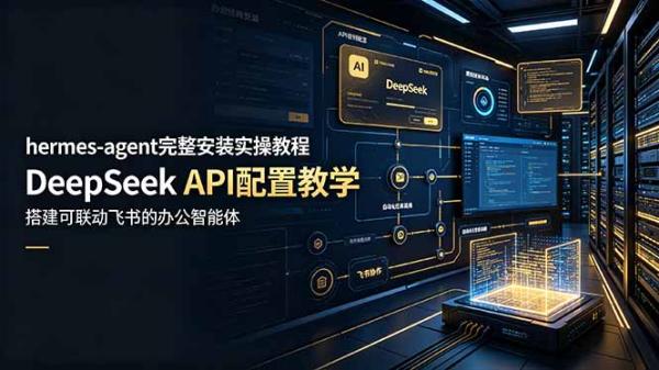 图片[1]-hermes-agent完整安装实操教程，DeepSeek API配置教学，搭建可联动飞书的办公智能体-一鸣资源网