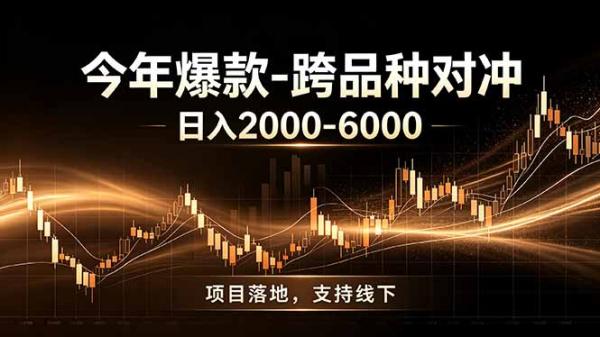 全新跨品种对冲模式上线！日稳定盈利 2000-6000，合规长久可批量放大-一鸣资源网