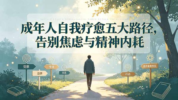 付费文章：成年人自我疗愈五大路径，告别焦虑与精神内耗-一鸣资源网
