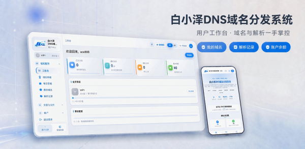 图片[2]-白小泽DNS域名分发系统 公测版 v1.0.0-一鸣资源网