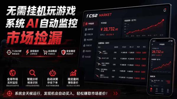 系统AI自动监控市场捡漏，不用玩游戏|只需要一部手机|支持任何形式数据验证-一鸣资源网