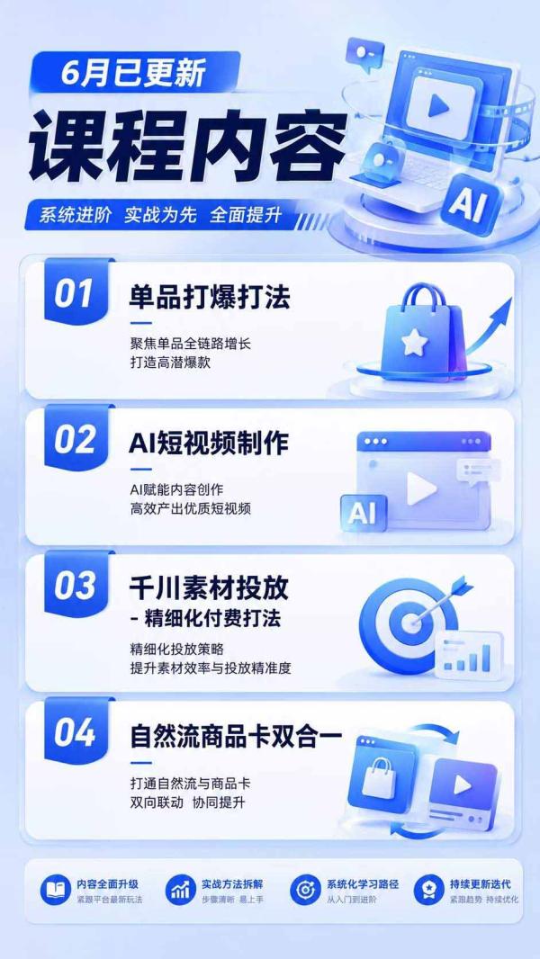 图片[3]-2026抖店运营新课｜8月更新｜不动销起店+商品卡爆发｜达人玩法+店群批量复制｜轻松玩转抖音小店全域流量-一鸣资源网