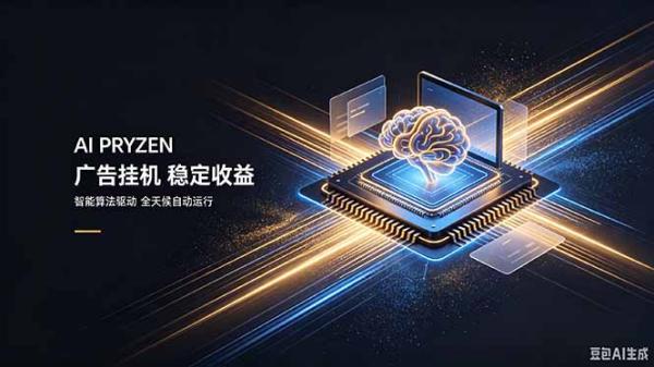 AI Pryzen 广告挂机｜24小时自动跑，日入300-500，新手零门槛-一鸣资源网