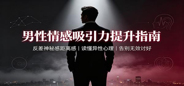 男性情感吸引力提升指南：反差神秘感距离感，读懂异性心理，告别无效讨好-一鸣资源网