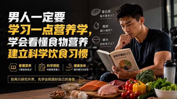 图片[1]-付费文章：男人一定要学习一点营养学，学会看懂食物营养建立科学饮食习惯-一鸣资源网