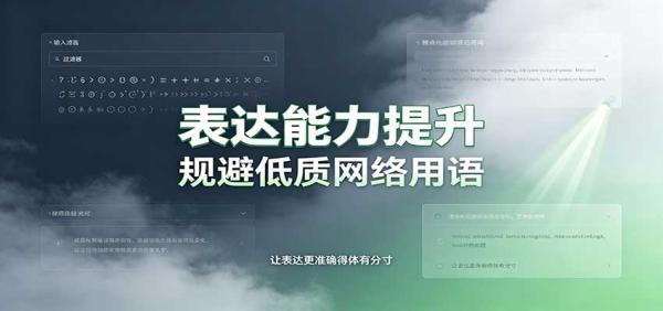 表达能力提升：语言塑造思想逻辑，规避低质网络用语，强化心智感知-一鸣资源网