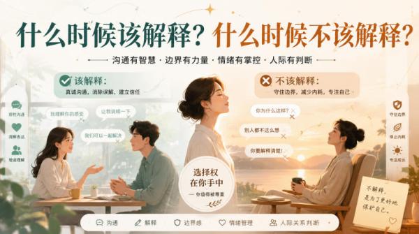 付费文章：什么时候该解释？什么时候不该解释？-一鸣资源网