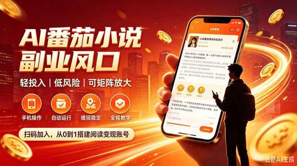 图片[1]-AI番茄全自动挂机｜24小时躺赚副业，轻投入|低风险|可矩阵放大-一鸣资源网