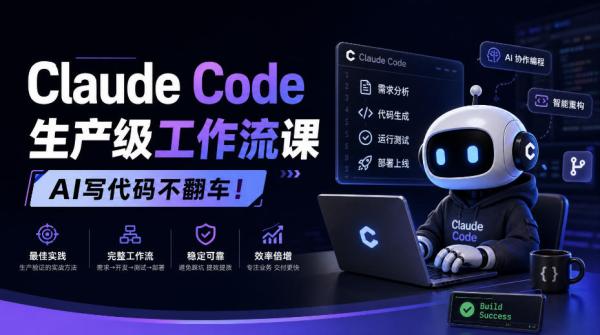 Claude Code生产级工作流课，AI写代码不翻车！【原创双语字幕】-一鸣资源网