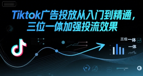 图片[1]-Tiktok广告投放从入门到精通，三位一体加强投流效果-一鸣资源网