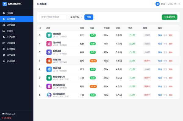 图片[8]-应用app市场网站系统源码/纯PHP+MySQL编写/全开源-一鸣资源网