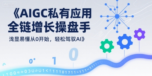 图片[1]-AIGC私有化应用全链增长操盘手，浅显易懂从0开始，轻松驾驭AI-一鸣资源网
