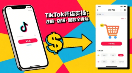 TikTok从开店到投流的进阶课，从基础实操到高阶技巧一网打尽-一鸣资源网