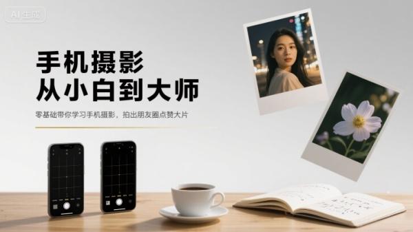 手机摄影从小白到大师，零基础带你学习手机摄影，拍出朋友圈点赞大片-一鸣资源网