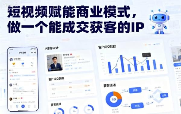 短视频赋能商业模式，做一个能成交获客的IP-一鸣资源网