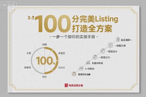 100分完美Listing打造全方案，想要完美listing必须是需要一步一个脚印的-一鸣资源网