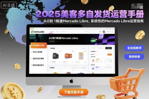 2025美客多自发货运营手册：从0到1精通Mercado Libre，系统性的Mercado Libre运营指南-一鸣资源网