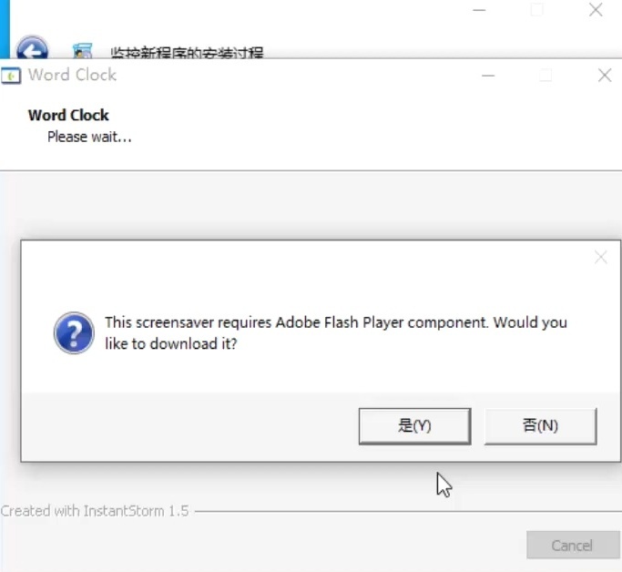 图片[1]-Word Clock数字时钟动态屏保，让你的电脑锁屏瞬间科技感十足！-一鸣资源网