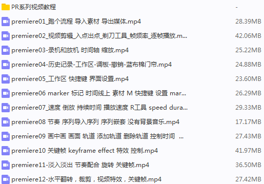 图片[5]-5分钟教你学会PR视频剪辑操作！全套教程！-一鸣资源网