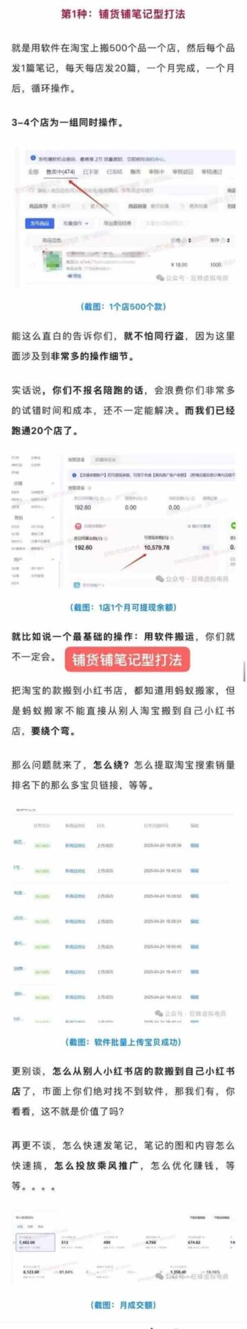 小红书虚拟店矩阵玩法 小红书虚拟店矩阵玩法